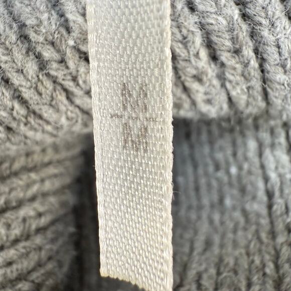 Free People Sweater Women's M Grey Easy Street Oversized Tunic Winter Cozy - Picture 6 of 10